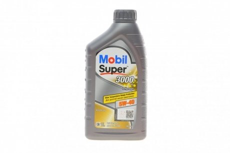 Купити Моторне масло Super 3000 X1 Diesel 5W-40, 1л MOBIL 152573 (фото1) підбір по VIN коду, ціна 540 грн.