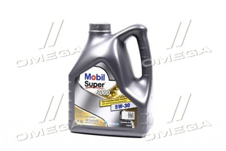 Моторне масло SUPER 3000 XE / 5W30 / 4л. / MOBIL 153326