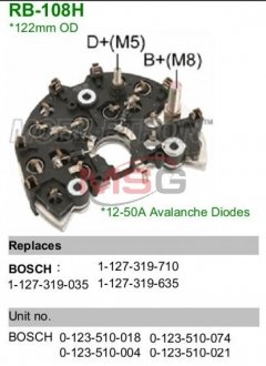 Выпрямитель диодный MOBILETRON rb108h