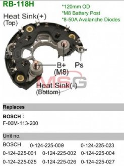 Выпрямитель диодный MOBILETRON rb118h