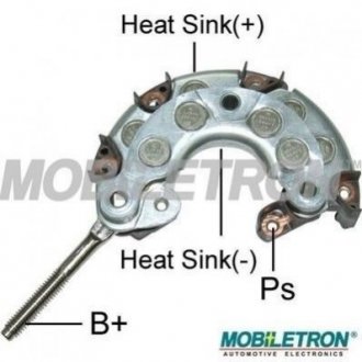 Випрямляч діодний Toyota Corolla, Suzuki Swift, Vitara, Daihatsu Sirion MOBILETRON rn15pl