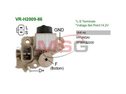 Регулятор напряжения генератора MOBILETRON vrh200986