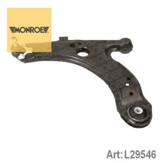 Рычаг подвески передний AUDI A3 (8L1) 96-06/SEAT LEON (1M1) 99-06 MONROE l29546