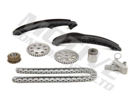 Комплект ГРМ (ланцюг + шестерня) AUDI A1, A3 SEAT ALHAMBRA, ALTEA, ALTEA XL, CORDOBA, IBIZA III, IBIZA IV, IBIZA IV SC, IBIZA IV ST, LEON, TOLEDO IV SKODA FABIA II 1.2LPG-1.6LPG 02.02-07.18 Motive tck82