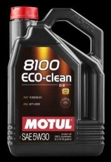 Масло масло 5W30 5L 8100 ECO-CLEAN C2 ACEA C2 =841551 MOTUL 101545