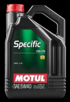 Масло масло 5W40 5L SPECIFIC CNG/LPG =854051 MOTUL 101719