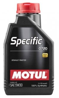 Купити Олива 5W30 Specific 0720 (1л) MOTUL 102208 (фото1) підбір по VIN коду, ціна 580 грн.