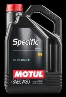 Олива мот 5W30 5L SPECIFIC DEXOS2 =860051 MOTUL 102643