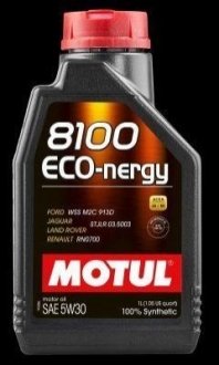 Масло масло 5W30 1L 8100 ECOnergy WSS M2C 913D/RN0700/STJLR.03.5003 =812301 MOTUL 102782