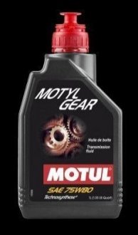 Олива транс 75W80 1L MOTYLGEAR =823401 Citroen C4, Audi 100, A8, A6, A4, Citroen C8, Jumpy, Peugeot Expert, Citroen Berlingo, Volkswagen Passat, Citroen DS4 MOTUL 105782