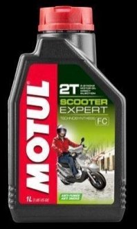 Олива мот 2T 1L Scooter Expert =831801,101254 API TC, ISO L-EGC MOTUL 105880