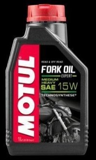 Масло вилочное "Fork oil expert medium/heavy 15W", 1л (101138=) MOTUL 105931