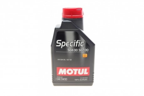 Олива мот 5W30 1L SPECIFIC VW 504.00/507.00 = 838711 MOTUL 106374