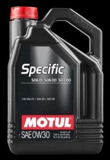 Масло масло 0W30 5L Specific 503.00/506.00/506.01 =824206 MOTUL 106437