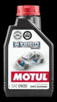 Олива мот 0W20 1L HYBRID API SP/ ILSAC GF-6B/ILSAC GF-6A =333101 MOTUL 107141