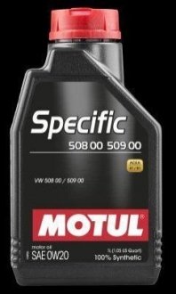 Масло масло 0W20 1L SPECIFIC VW 508.00-509.00 =867211 MOTUL 107385