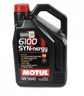 Олива для двигуна 5W40 Syn-nergy 6100 (5L) MOTUL 107979