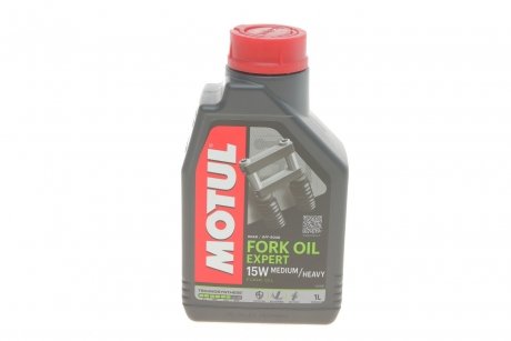 Масло 15W для мото вилок Fork Oil Expert Medium (1L) MOTUL 822101