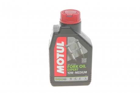 Масло 10W для мото вилок Fork Oil Expert Medium (1L) MOTUL 822201