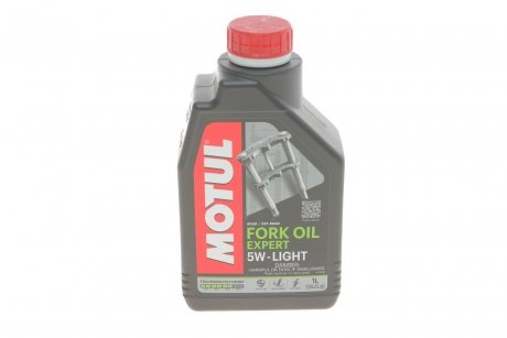 Масло 5W для мото вилок Fork Oil Expert Light (1L) MOTUL 822301
