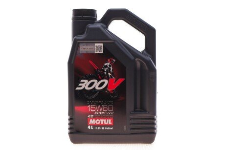 Масло 4T 300V FL Off Road 15W60 4L MOTUL 845741