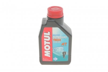 Масло 10W40 Outboard Tech 4T (1L) MOTUL 852211