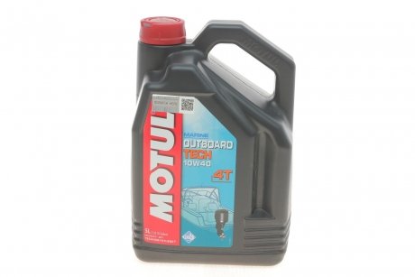 Масло 10W40 Outboard Tech 4T (5L)106354 MOTUL 852251