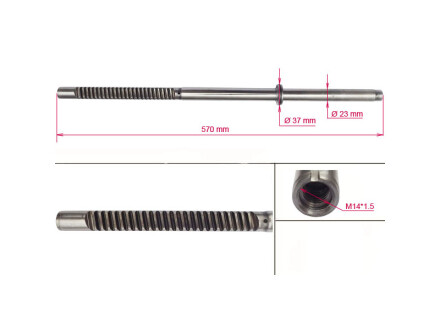 Шток рулевой рейки с ГПК LANCIA DELTA II (836) 93-99; ALFA ROMEO SPIDER (916S) 95-05; FIAT TIPO (160) 89-95 Fiat Tipo, Lancia Delta, Fiat Punto, Alfa Romeo 145, 146 MSG Rebuilding ar205rc