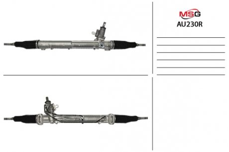 Рульова рейка з ГПК відновлена Audi Q5 08-16 MSG Rebuilding au230r