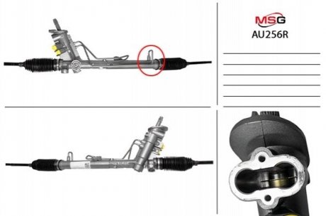 Купить Рулевая рейка с ГПК AUDI A2 (8Z0) 00-05 Audi A2 MSG Rebuilding au256r (фото1) подбор по VIN коду, цена 7057 грн.