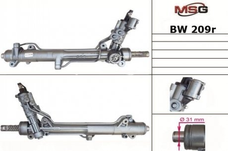 Купить Рулевая рейка с ГПК BMW 7 (E65, E66) 01- BMW E65, E66 MSG Rebuilding bw209r (фото1) подбор по VIN коду, цена 13046 грн.