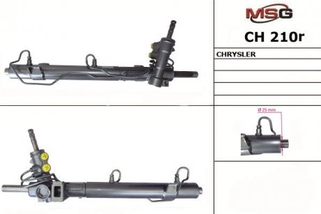 Рулевая рейка с ХПК восстановлена CHRYSLER VOYAGER IV (RG, RS) 00-08;DODGE CARAVAN (RG_) 00- Chrysler Voyager MSG Rebuilding ch210r