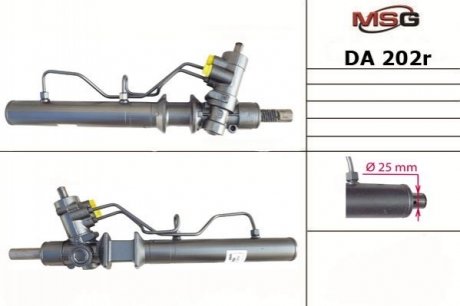 Рулевая рейка с ГПК DAEWOO LEGANZA (KLAV) 97-04 MSG Rebuilding da202r