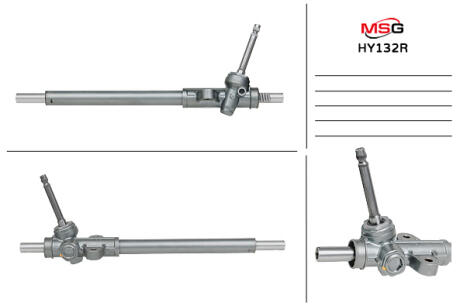 Рульова рейка без ГУР відновлена Hyundai i-20 14-20 Hyundai I20 MSG Rebuilding hy132r