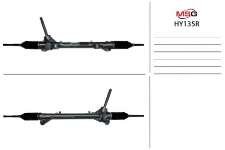 Рульова рейка без ГПК відновлена HYUNDAI ELANTRA седан (AD) 15- MSG Rebuilding hy135r