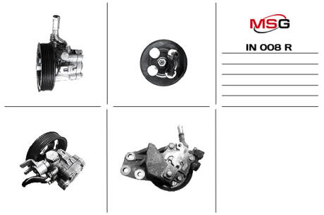 Насос ГУР відновлений Infiniti FX/QX70 08-17 MSG Rebuilding in008r