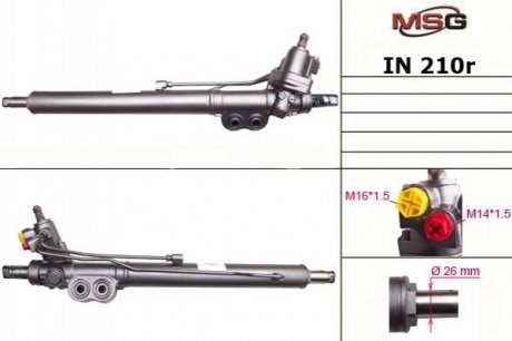 Рулевая рейка с ГПК INFINITI G35 04- MSG Rebuilding in210r