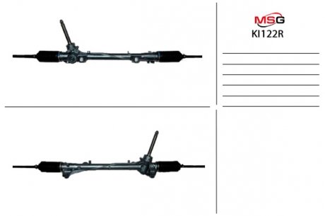 Рульова рейка без ГПК відновлена Hyundai i-30 17-, Kia Ceed 18- MSG Rebuilding ki122r