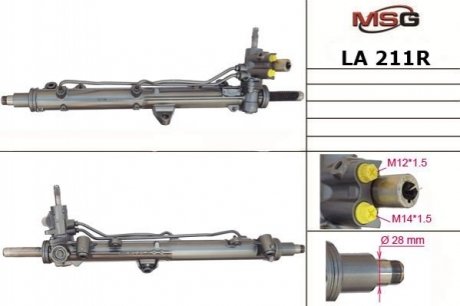 Рульова рейка з ГПК відновлена LANCIA THESIS 02- MSG Rebuilding la211r