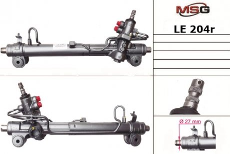 Рульова рейка з ГПК відновлена LEXUS RX 03-07,TOYOTA HIGHLANDER 03-07 MSG Rebuilding le204r