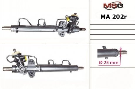 Рулевая рейка с ГПК MAZDA 323 BJ 98-04, MAZDA PREMACY 01- MSG Rebuilding ma202r