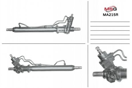 Рулевая рейка с ГПК MAZDA MPV 95-99 MSG Rebuilding ma215r