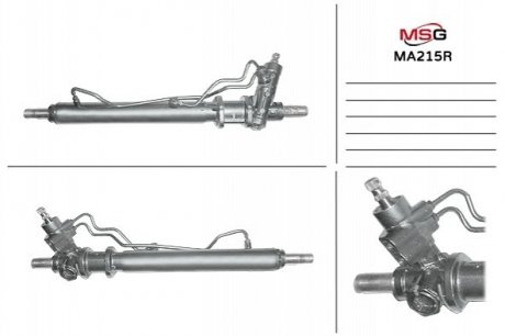 Купити Рульова рейка з ГПК відновлена MAZDA MPV 95-99 MSG Rebuilding ma215r (фото1) підбір по VIN коду, ціна 8540 грн.