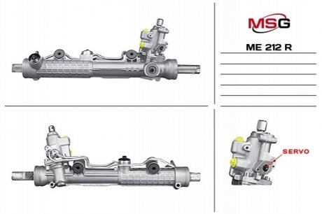 Рулевая рейка с ГПК MERCEDES-BENZ S-CLASS (W220) 98-05,S-CLASS купе (C215) 99-06 MSG Rebuilding me212r