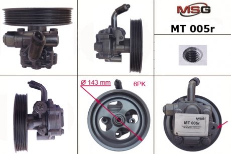 Насос ГПК восстановлен Mitsubishi L200 06-15 Mitsubishi L200 MSG Rebuilding mt005r