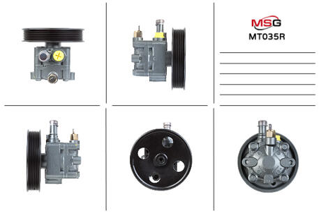 Насос ГУР відновлений Mitsubishi Galant 04-12 Mitsubishi Grandis MSG Rebuilding mt035r