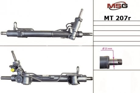 Рулевая рейка с ХПК восстановлена MITSUBISHI LANCER SPORTBACK (CX_A) 08- Mitsubishi Lancer MSG Rebuilding mt207r