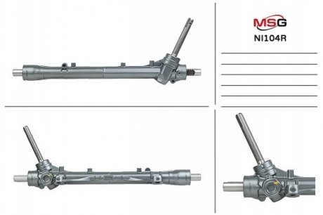 Рулевая рейка без ГПК NISSAN NOTE (E11) 06-, NISSA MICRA III (K12) 2003- Nissan Micra MSG Rebuilding ni104r
