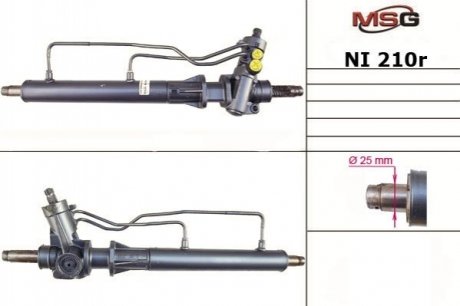 Рулевая рейка с ГПК NISSAN Primera P10 1990-1996 MSG Rebuilding ni210r