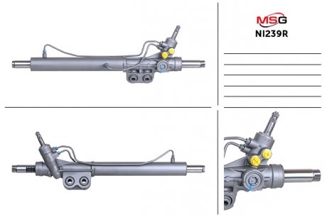 Рулевая рейка с ХПК восстановлена NISSAN NAVARA (D40) 05-,PATHFINDER (R51) 05- Nissan Navara, Pathfinder MSG Rebuilding ni239r